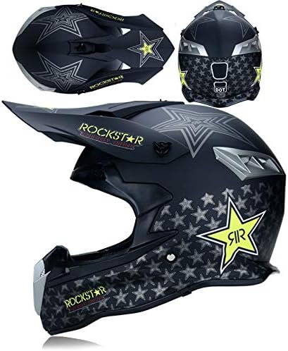 Motocross Off Road Street Dirt Bike Full Face Motorcycle Helmet MX MTV
