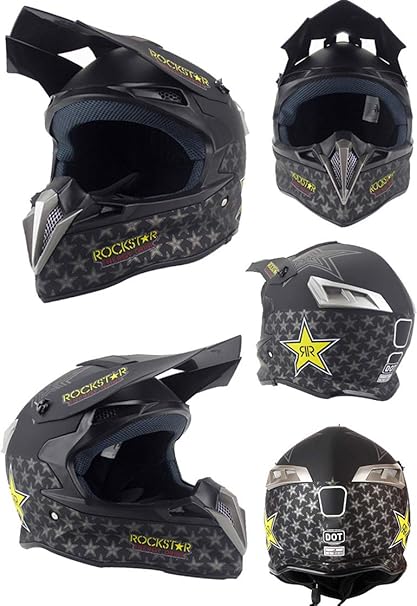 Motocross Off Road Street Dirt Bike Full Face Motorcycle Helmet MX MTV